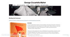 Desktop Screenshot of georgeciccariello.com